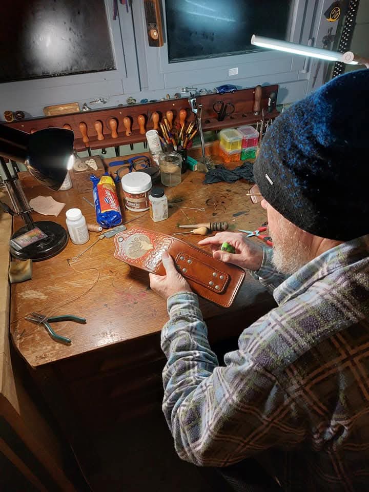 Steve at work
